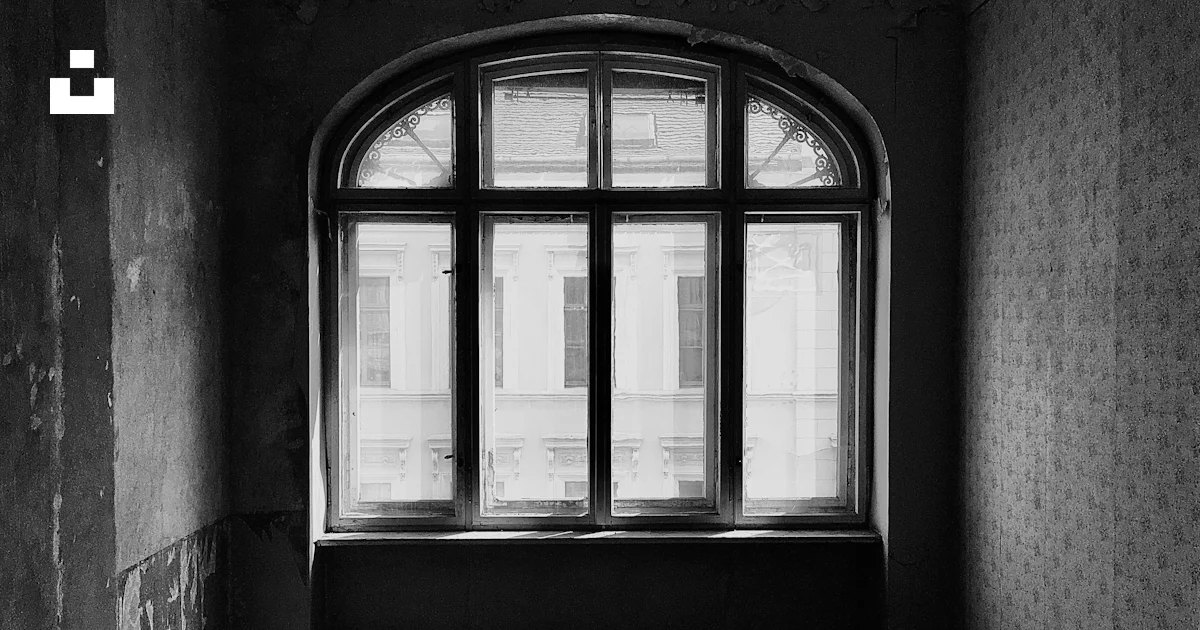 Window Map Greyscale Grayscale photo of window with white curtains photo – Free Görlitz ...