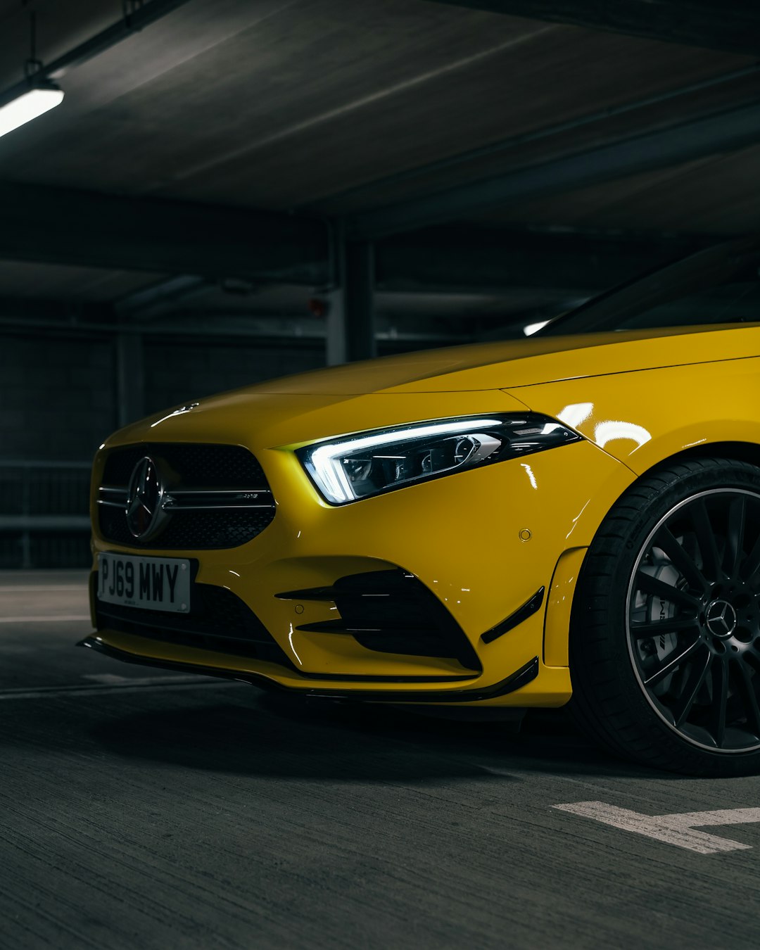 yellow bmw m 3 coupe