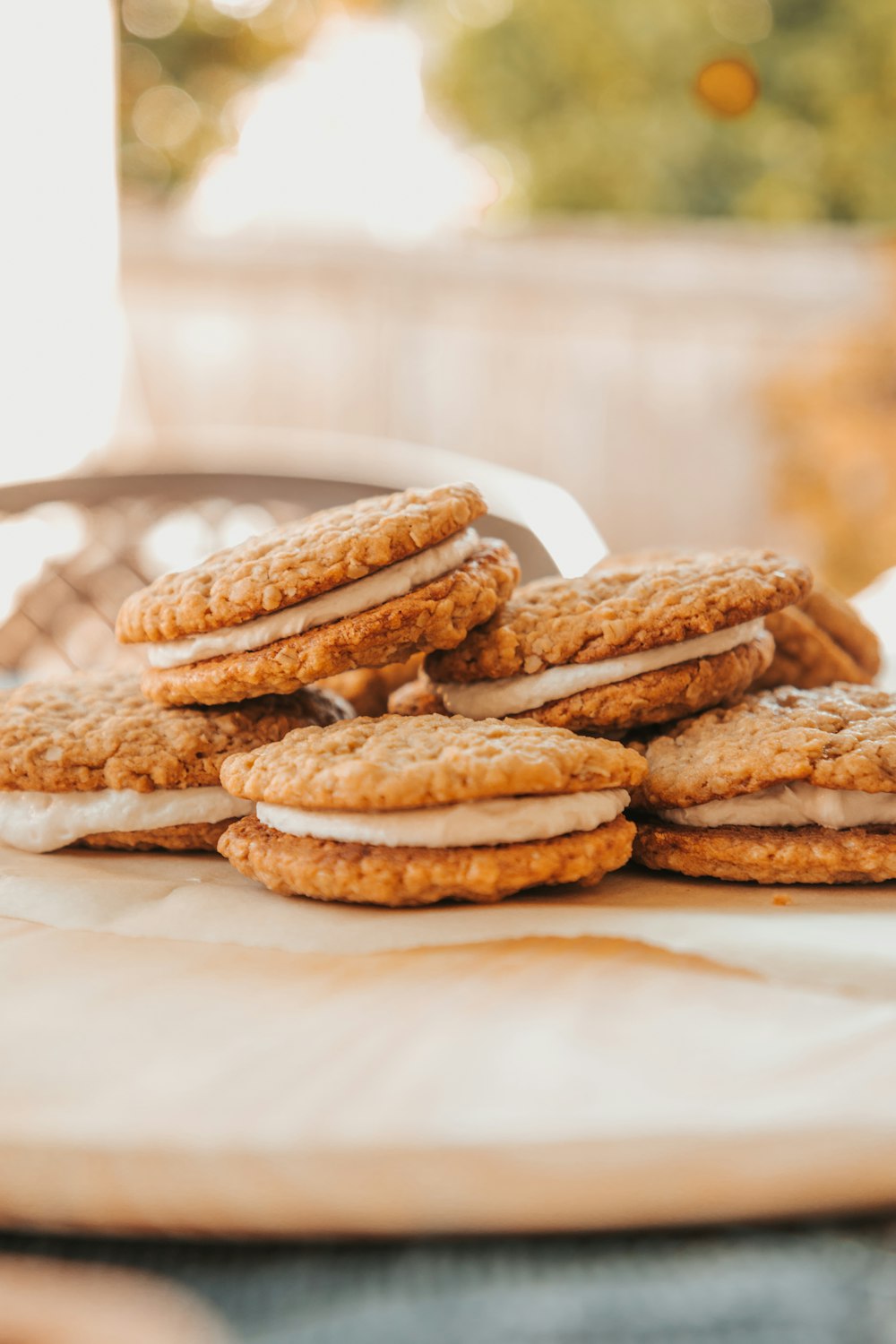 brown cookies on white textile