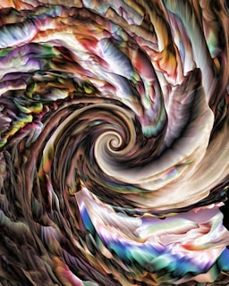 A swirling vortex of energy representing the universe's unified forces.