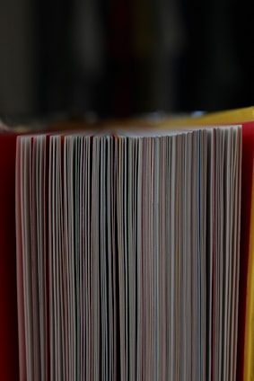 red and white striped box