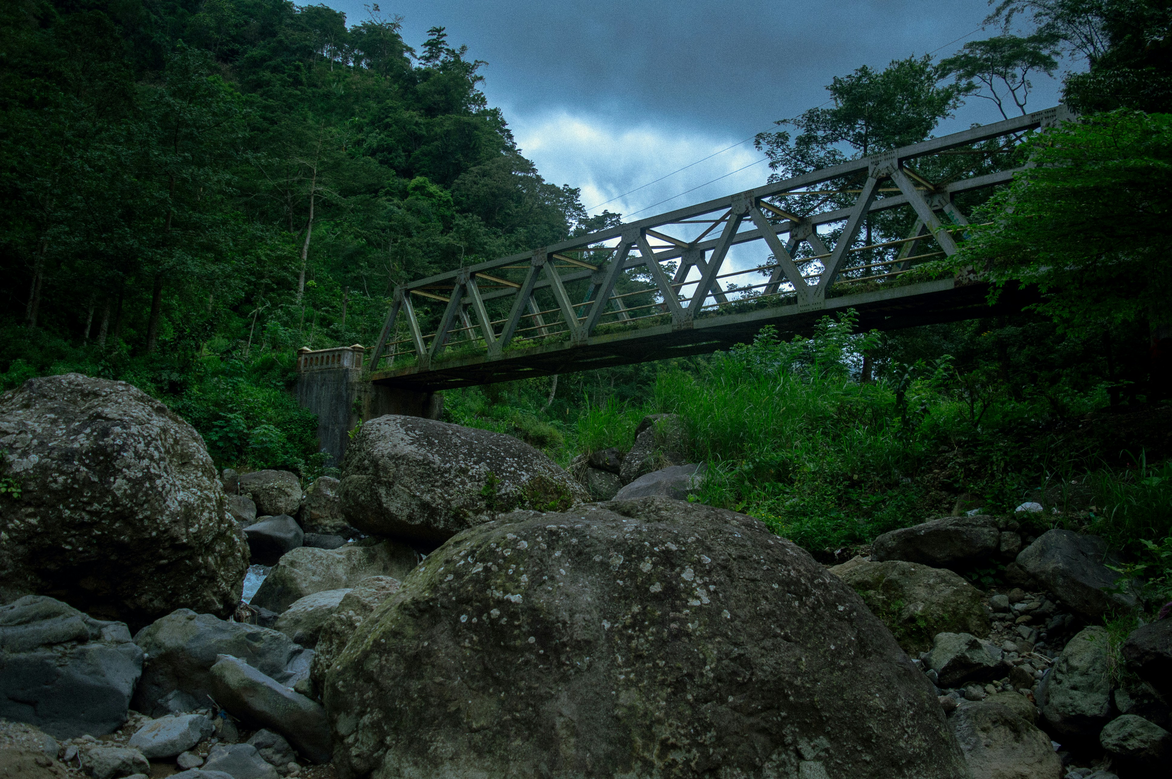 brown wooden bridge over river