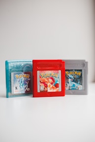 nintendo game boy cartridge on white table