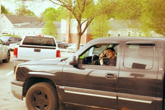 A satisfied customer picking up their car.