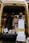 brown cardboard boxes on brown cardboard box