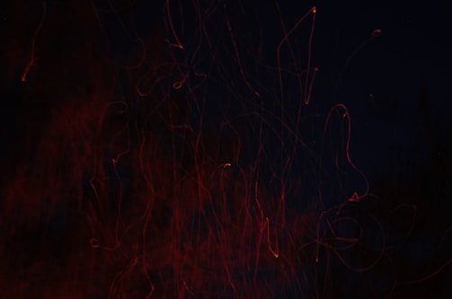 Pixel-style animation showing a character dashing with ember red trails.