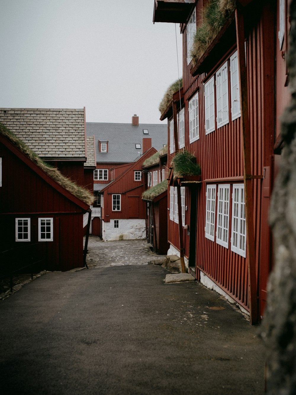 red and white wooden house during daytime