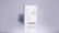 A product packaging box with a white background displaying the brand name 'FAAC' and the text 'Adjustable Photocells' along with translations in multiple languages. The image features clean lines and a minimalistic design with the CE certification mark visible.