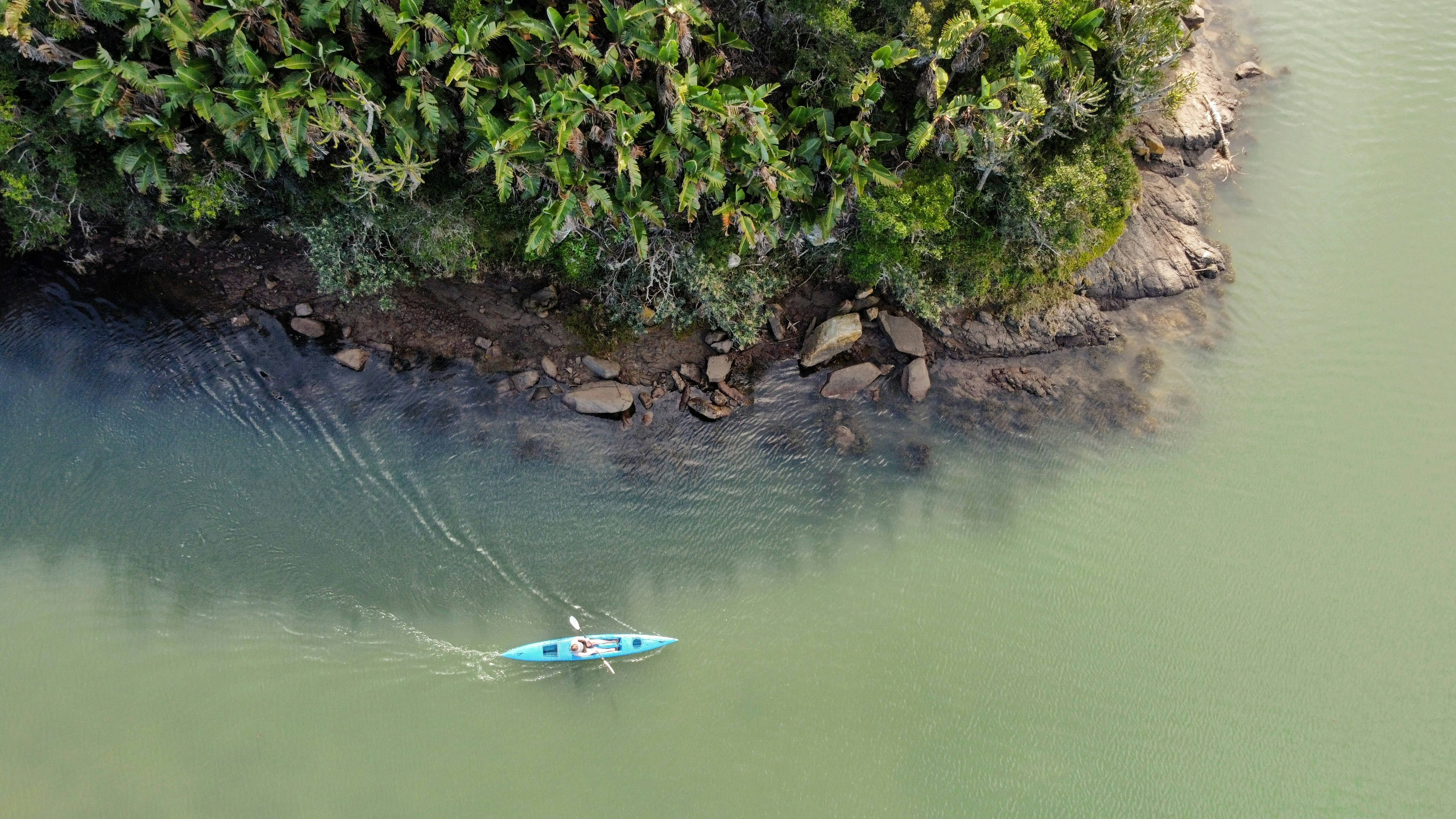 A Kayak on the Kwelera