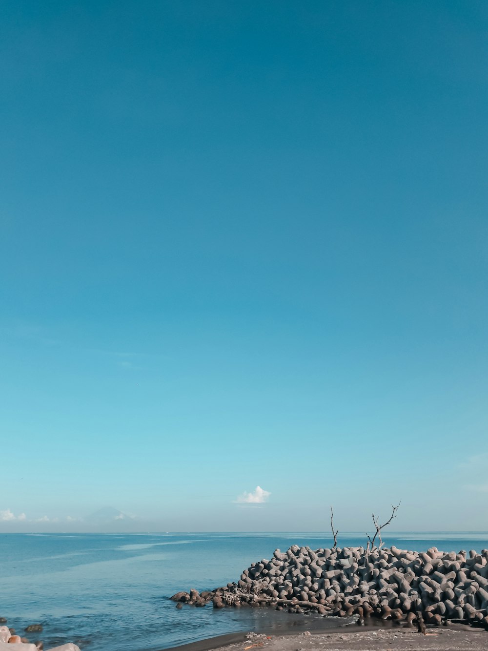 blue sky over sea during daytime