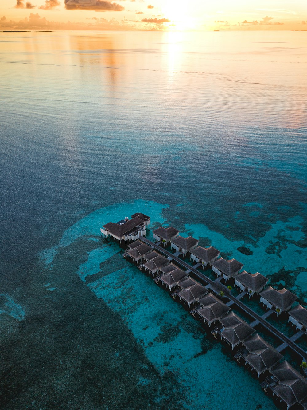 aerial view of body of water during daytime