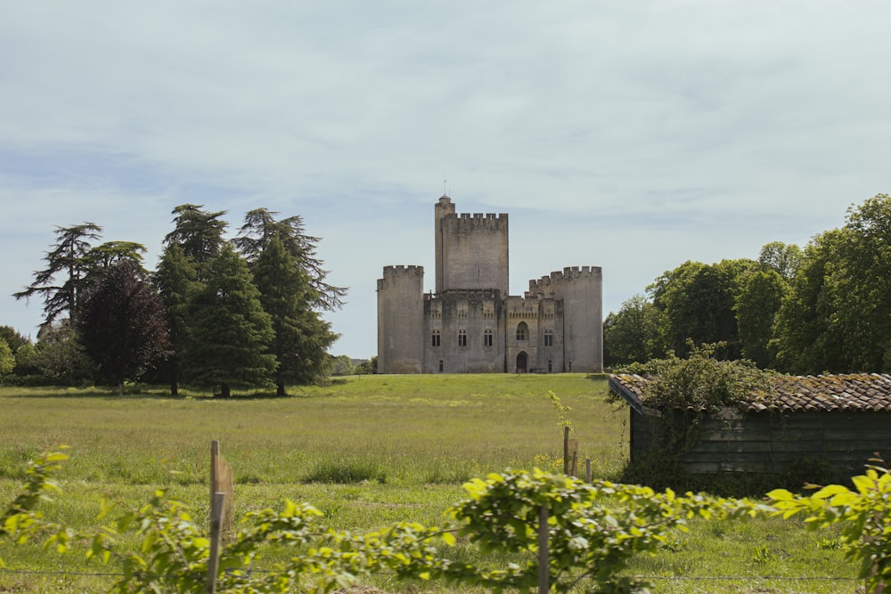 gray concrete castle under white clouds during daytime