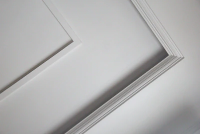 A beautifully painted room showing a fresh new wall color with matching trim.