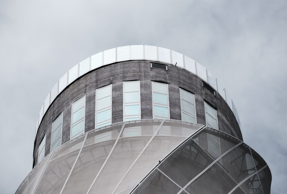 gray concrete building under gray sky