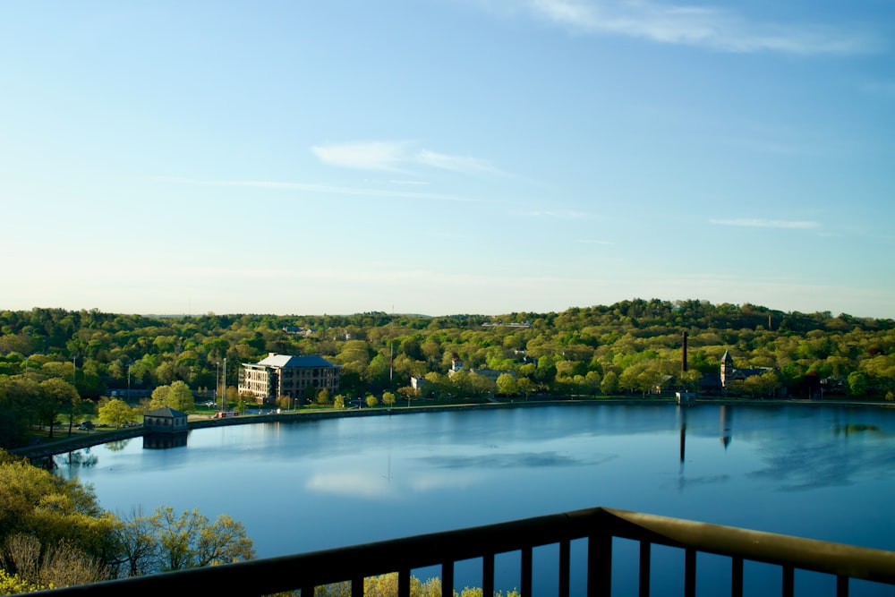 body of water near green trees during daytime