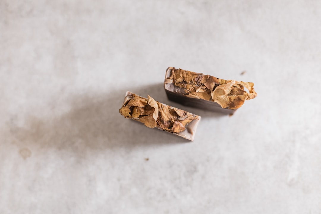 brown bread on white surface