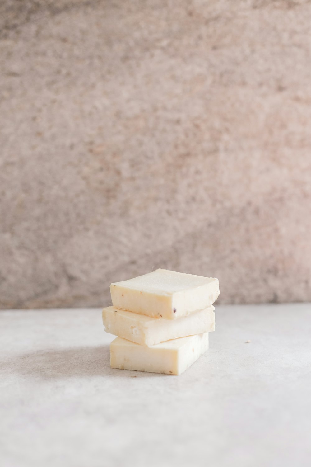 white cheese on white table
