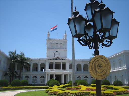 A welcoming office space in Paraguay with helpful staff assisting new immigrants