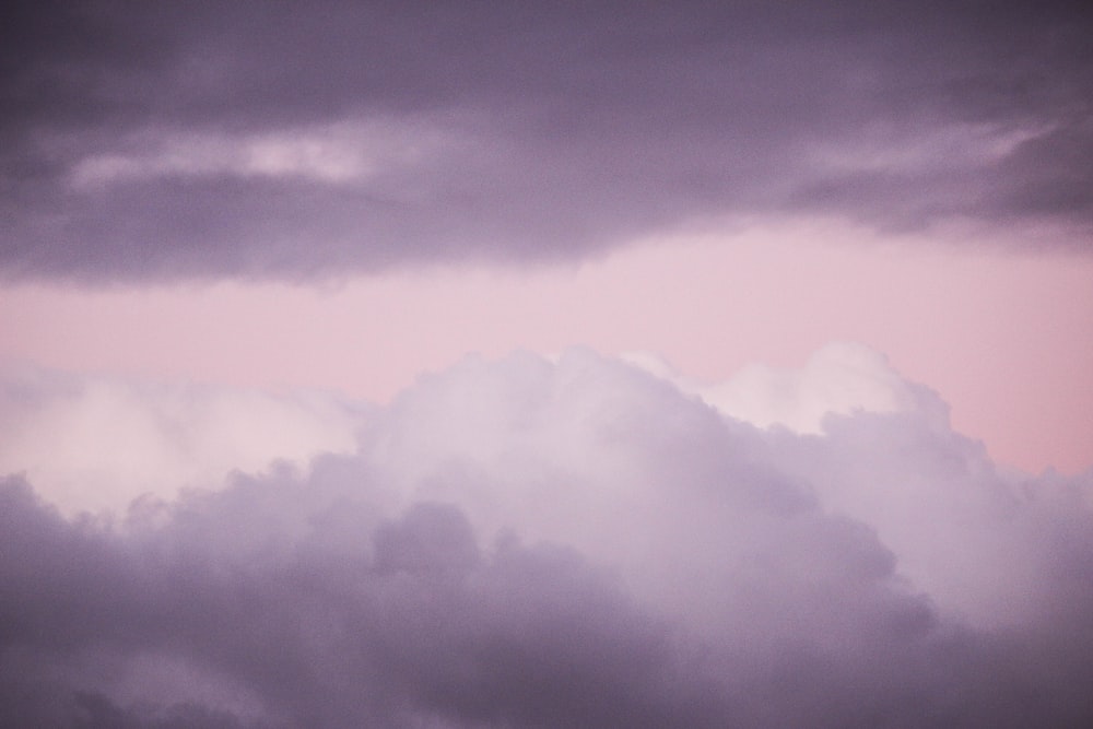 white clouds on blue sky