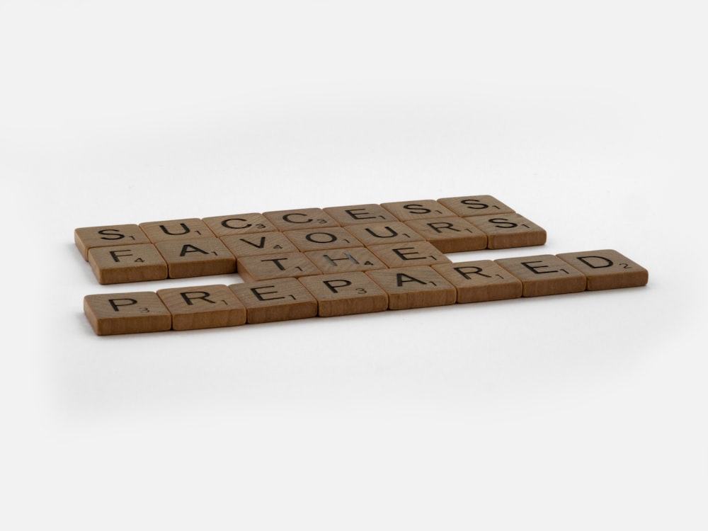 brown wooden blocks on white surface