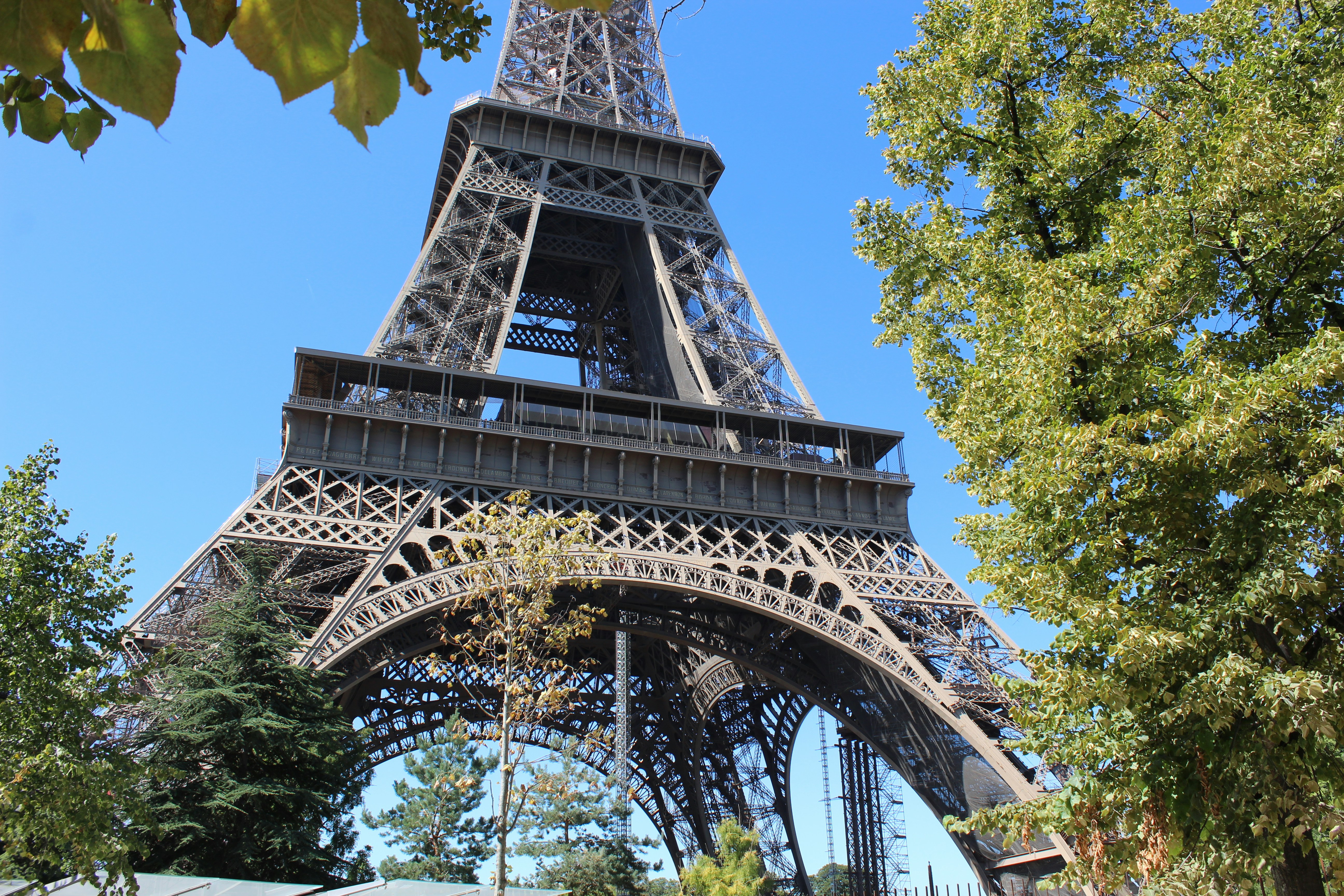 eiffel tower under blue sky during daytime, Eiffel tower paris august 2020