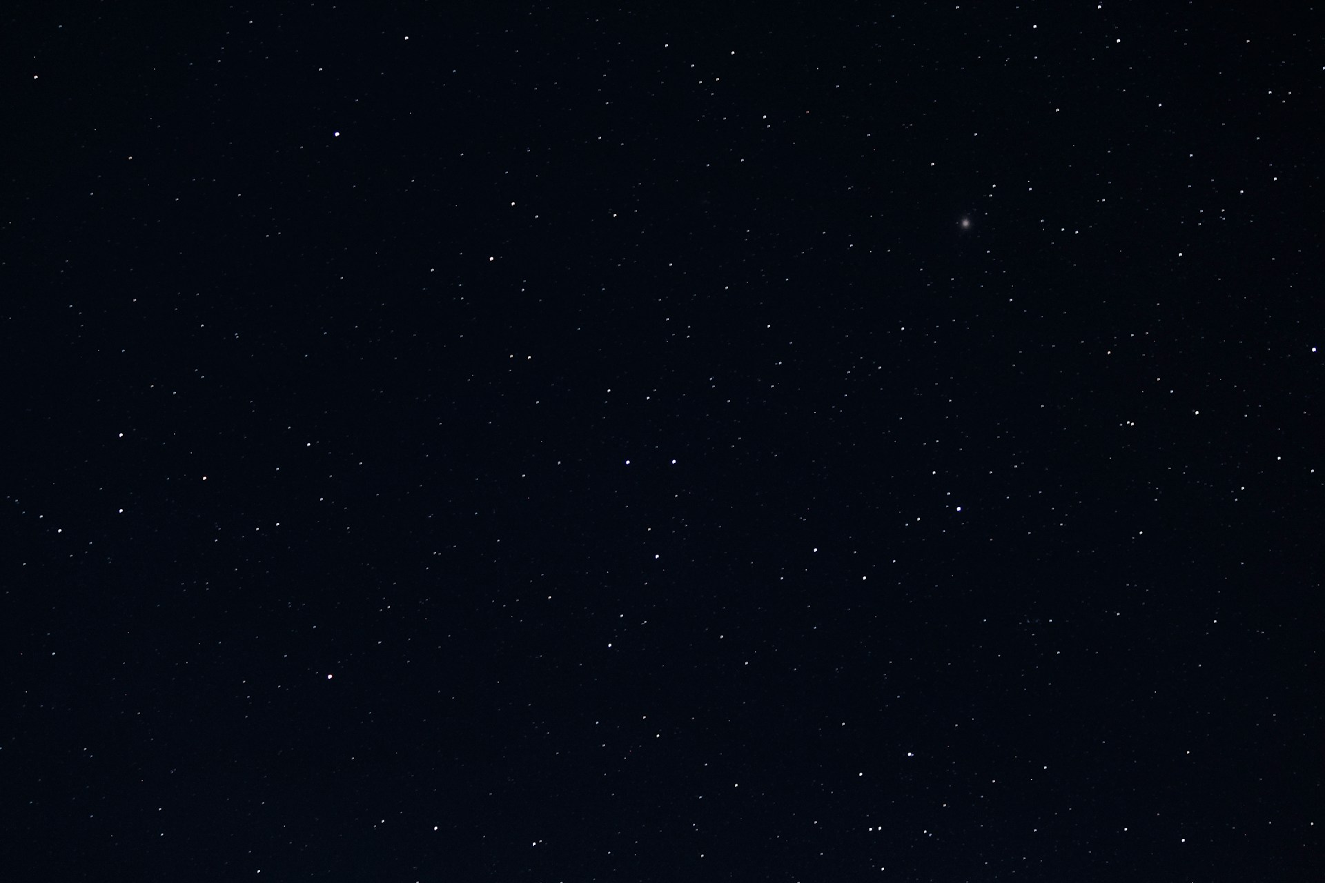 black and white stars in the sky