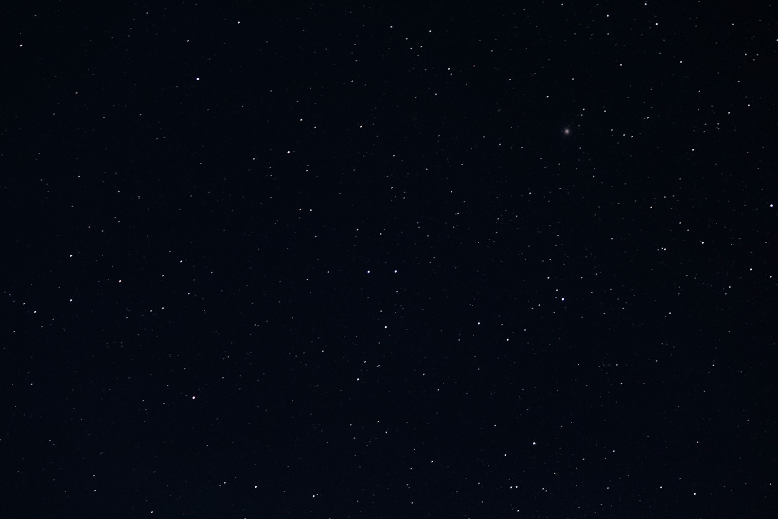 Black and white stars in the sky
