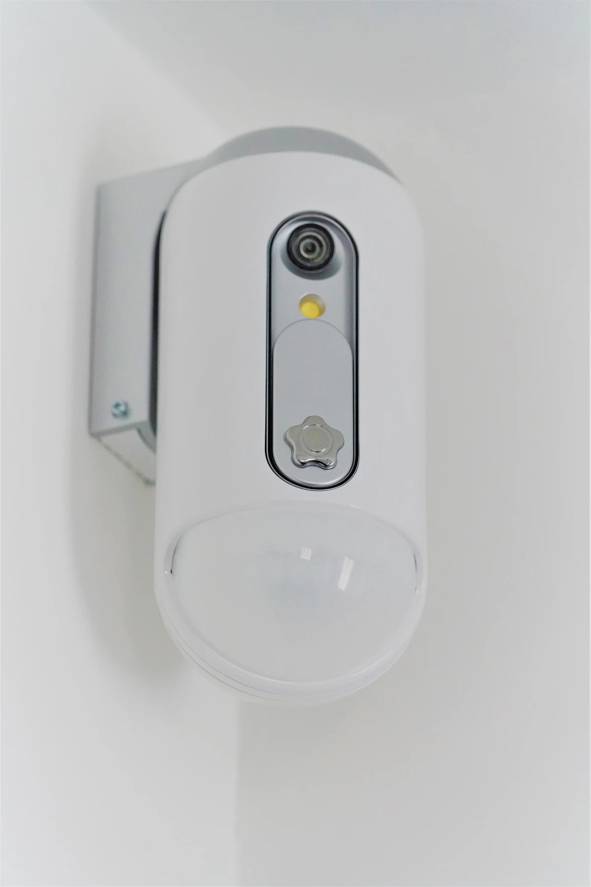 White and gray electronic device