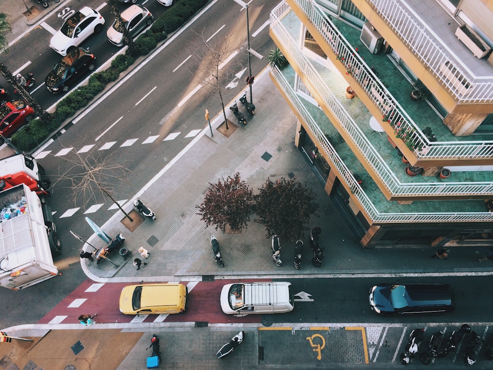 cars parked on parking lot during daytime