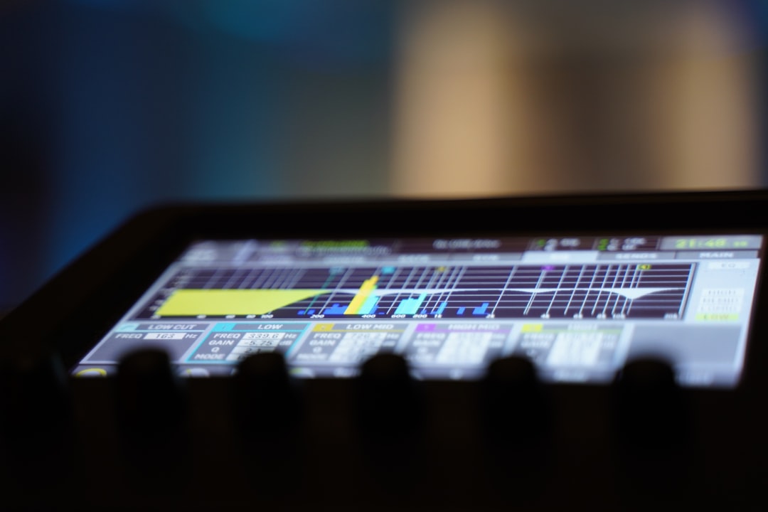 black and white audio mixer, Equalizer of an audio mixer