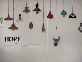A collection of creative art pieces symbolizing hope and resilience.