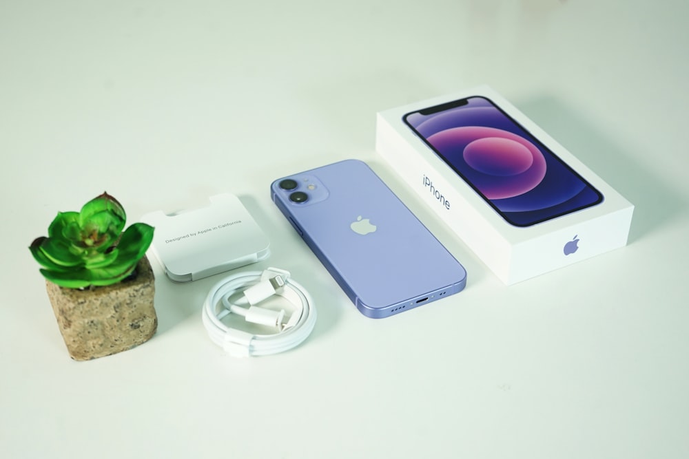Silber iPhone 6S auf der Box