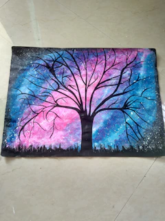 A glowing tree of life intertwined with strands of DNA and cosmic energy against a dark starry background.