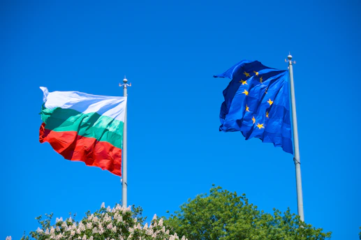 white red and blue flag on pole during daytime