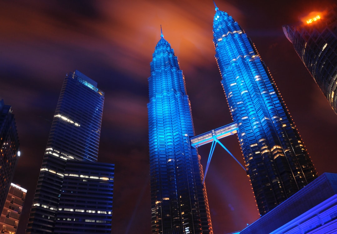 low angle photography of high rise buildings