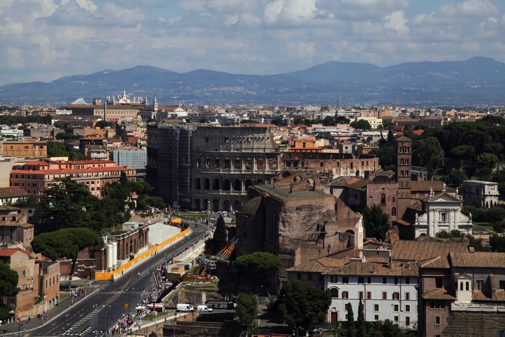 aerial view of city buildings during daytime