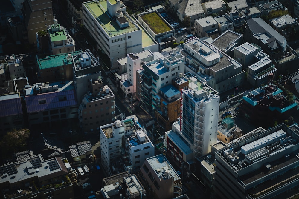 aerial view of city buildings during daytime