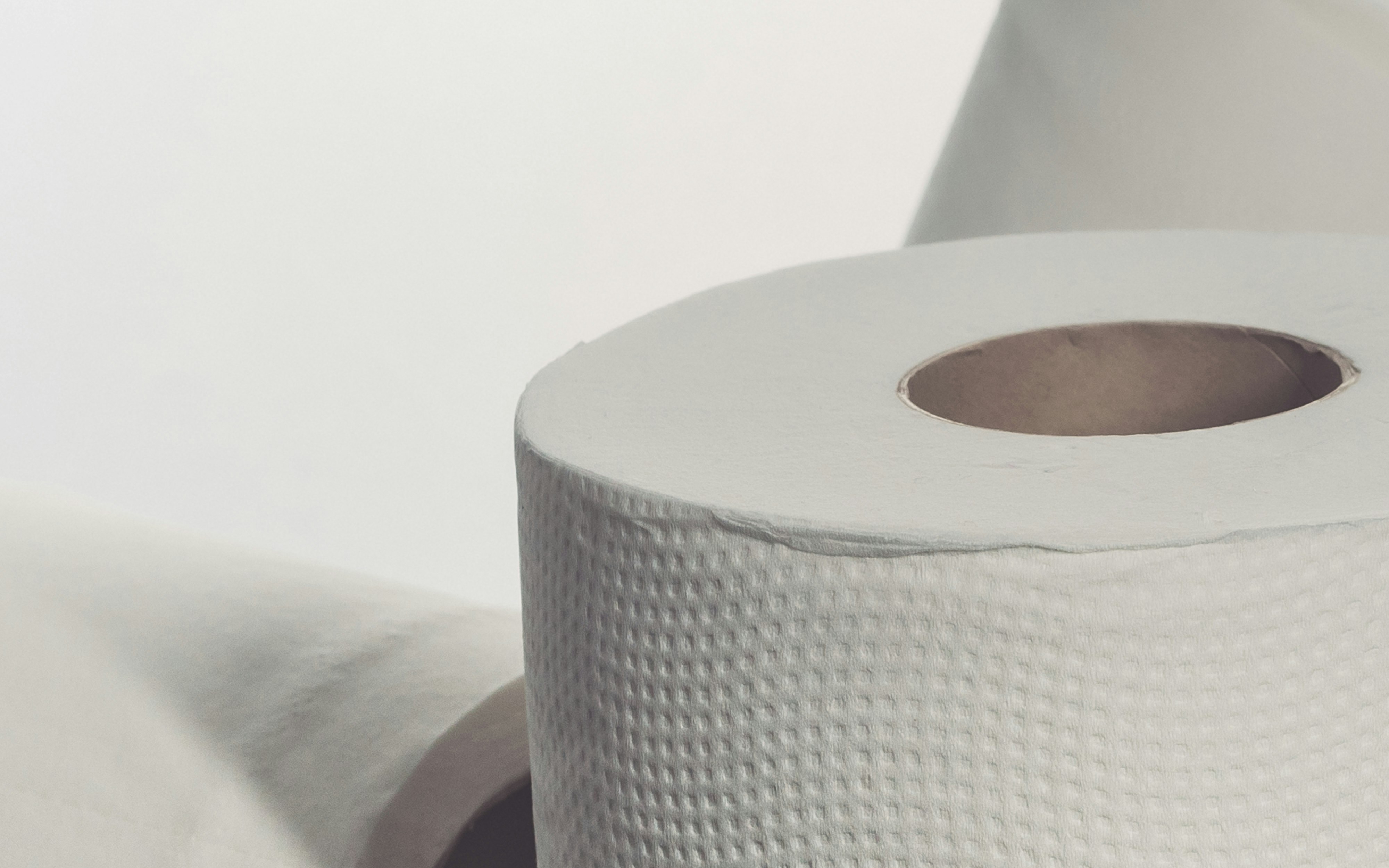 Texture of toilet paper