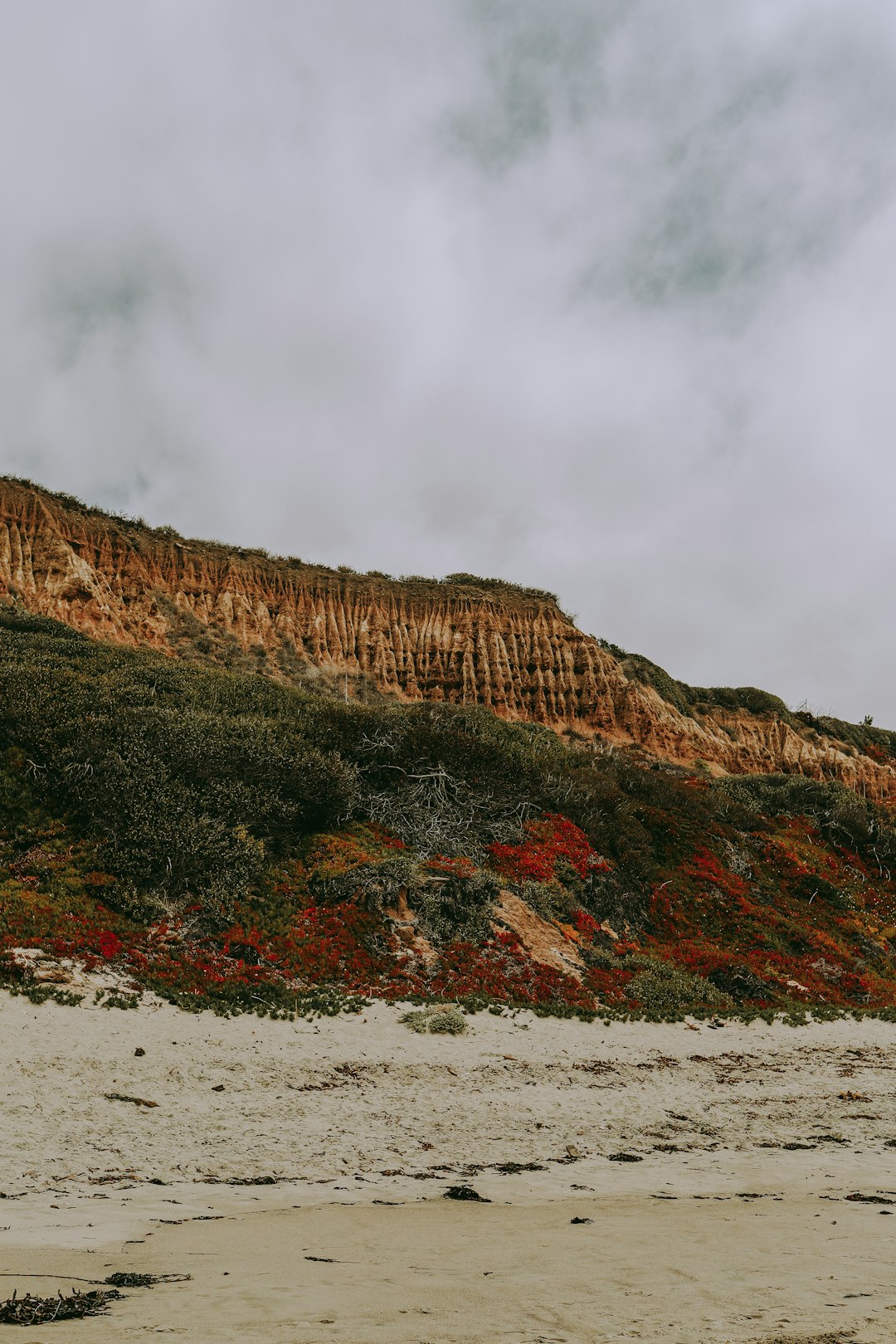 brown and green mountain under cloudy sky during daytime