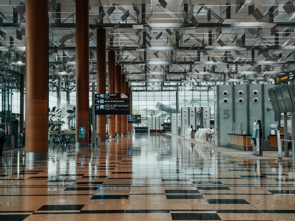 white and brown building interior