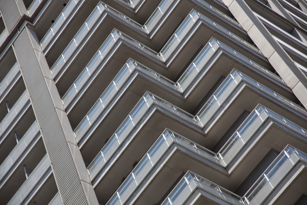 white and blue concrete building