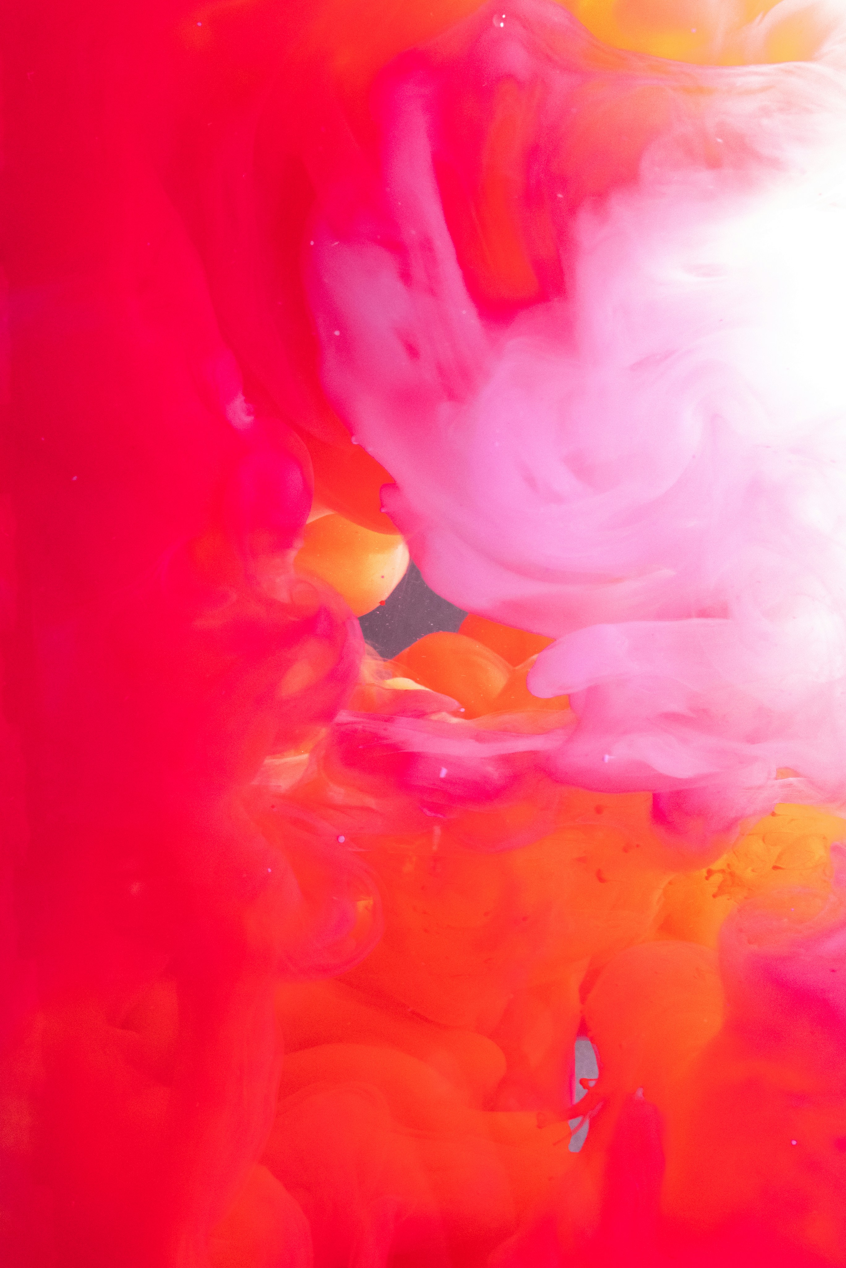 pink and white smoke illustration