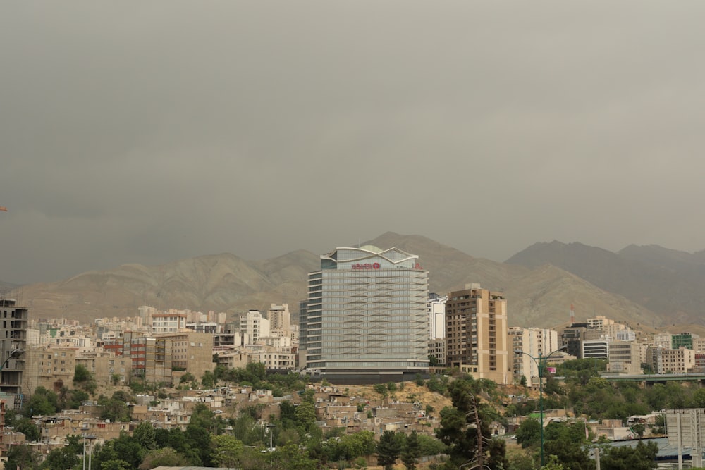 city skyline under gray sky during daytime