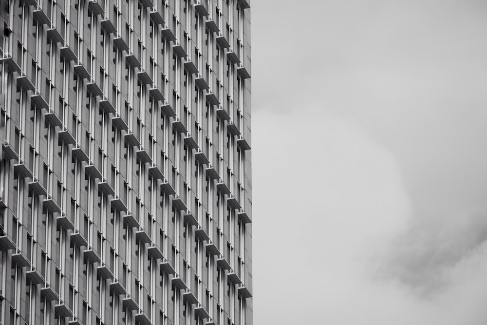 white and black concrete building