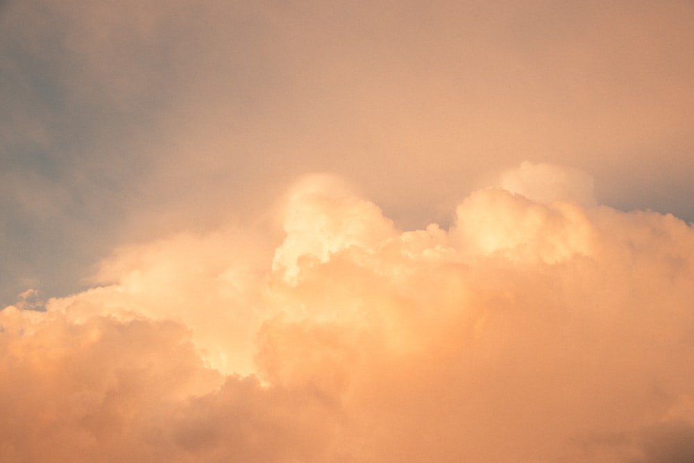 white clouds and blue sky