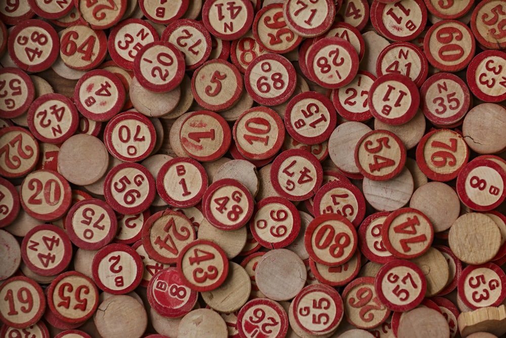 bingo chips to represent bass clef bingo