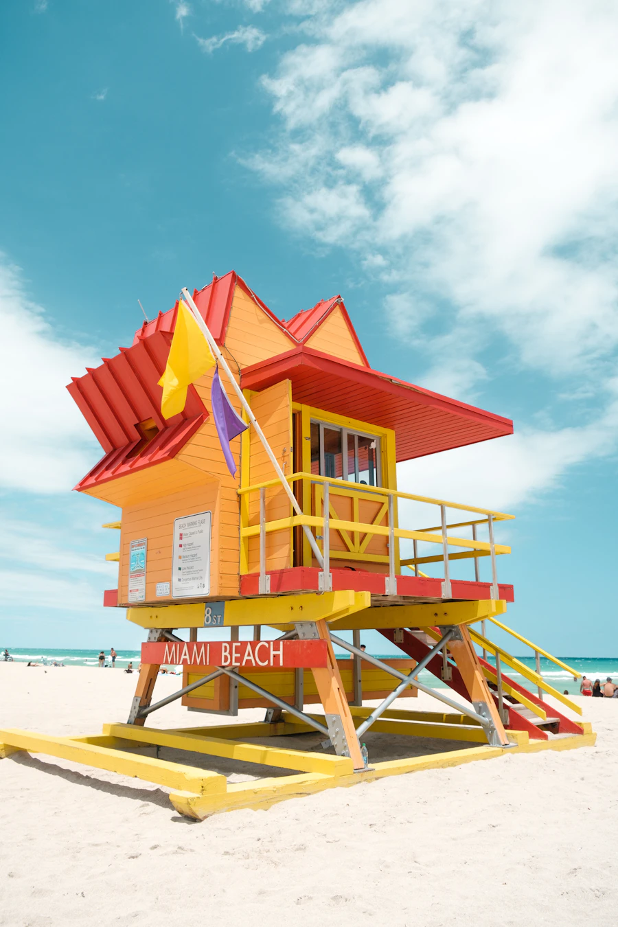 Miami Beach lifeguard tower