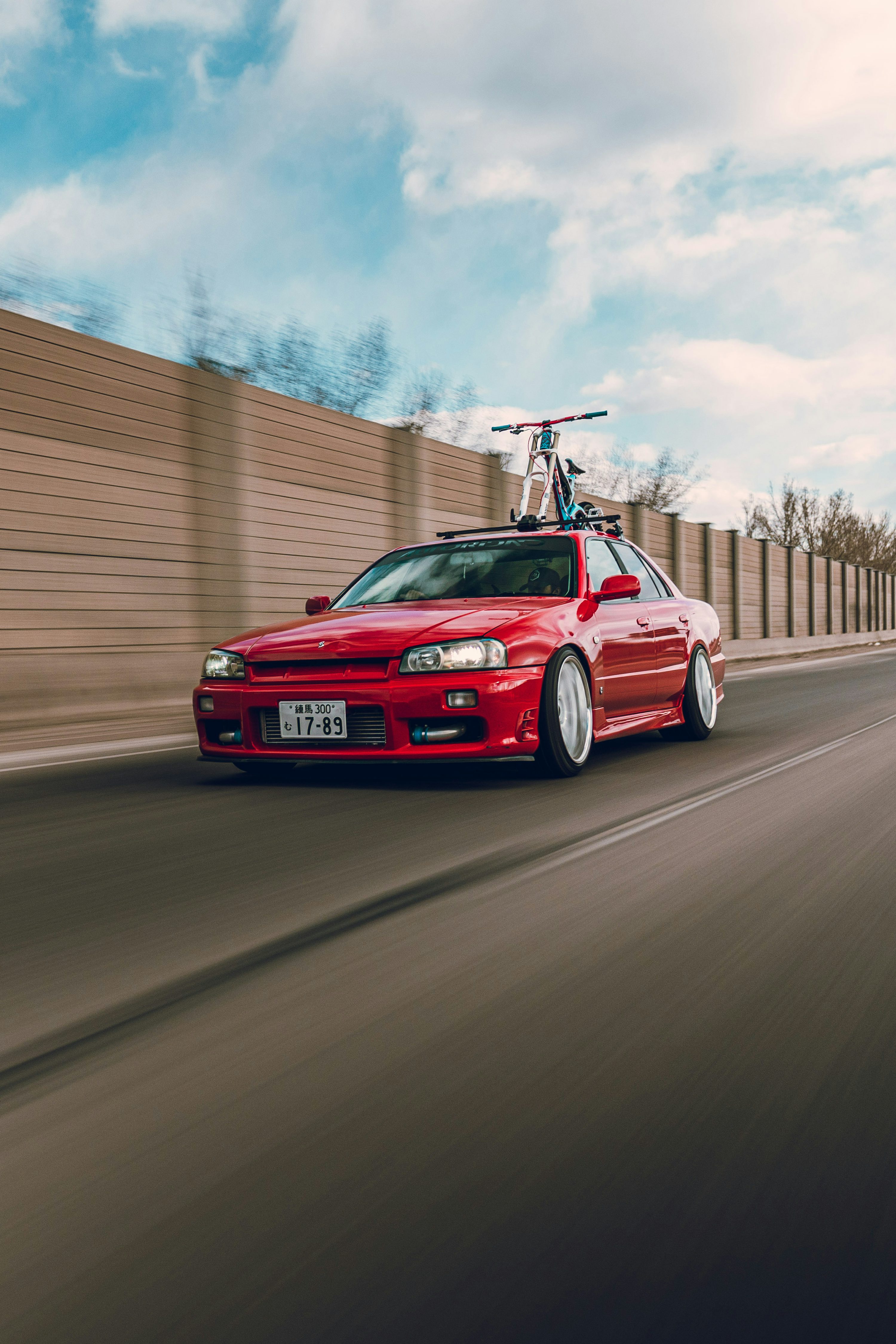 red audi a 4 on road during daytime