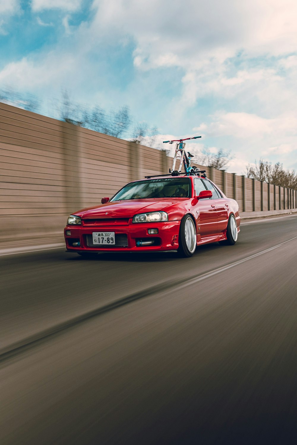 red audi a 4 on road during daytime