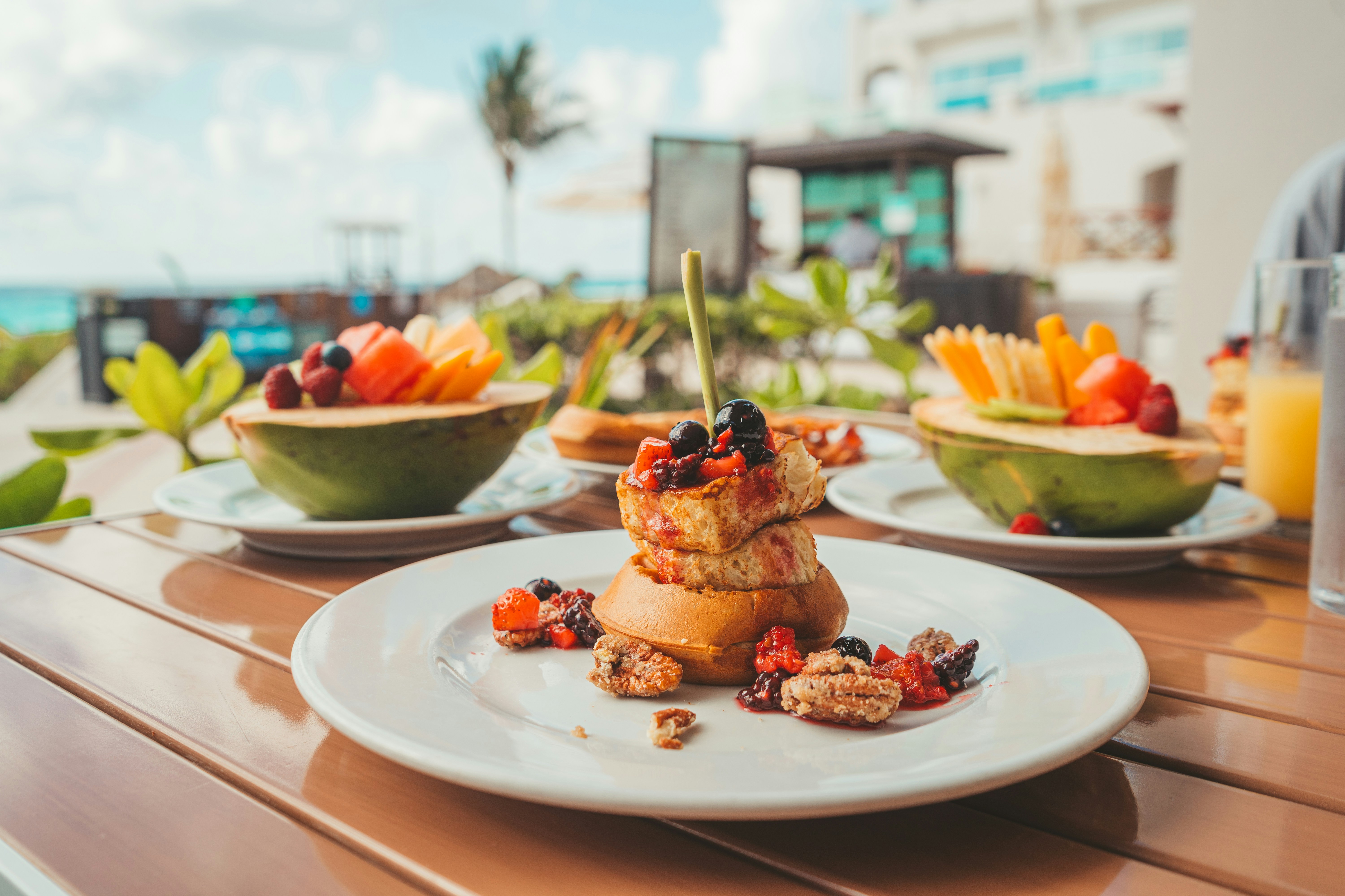 Breakfast at Panama Jack Cancun